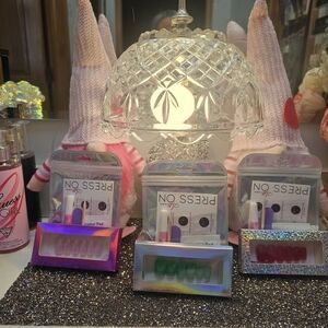 Press On Nail Set With Kits 2 Sets Bundle